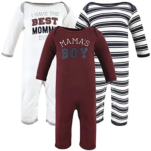 Hudson Baby baby-girls Cotton Coveralls - 6