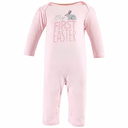 Hudson Baby baby-girls Cotton Coveralls - 3