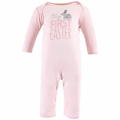 Hudson Baby baby-girls Cotton Coveralls - 3