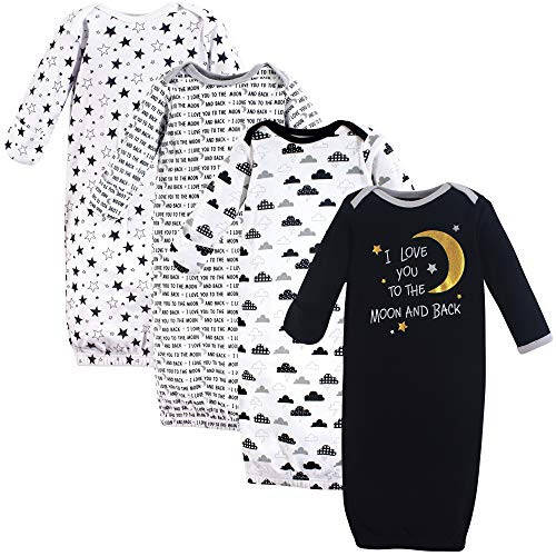 Hudson Baby baby-girls Cotton Gowns - 4