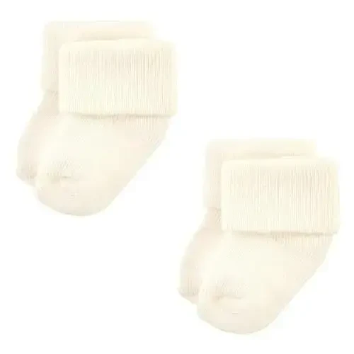 Hudson Baby Baby Girls' Cotton Rich Newborn and Terry Socks - 5