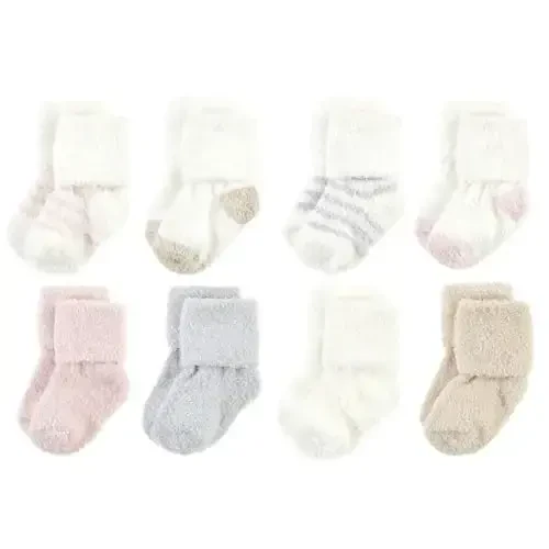 Hudson Baby Baby Girls' Cotton Rich Newborn and Terry Socks - BABYVISION INC.