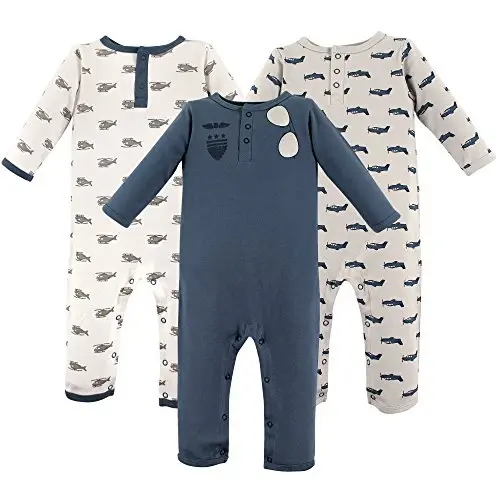 Hudson Baby baby-girls Cotton Coveralls 