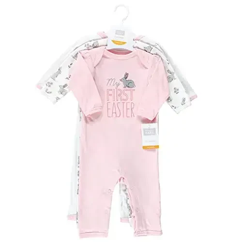 Hudson Baby baby-girls Cotton Coveralls - MODAZONE (1)