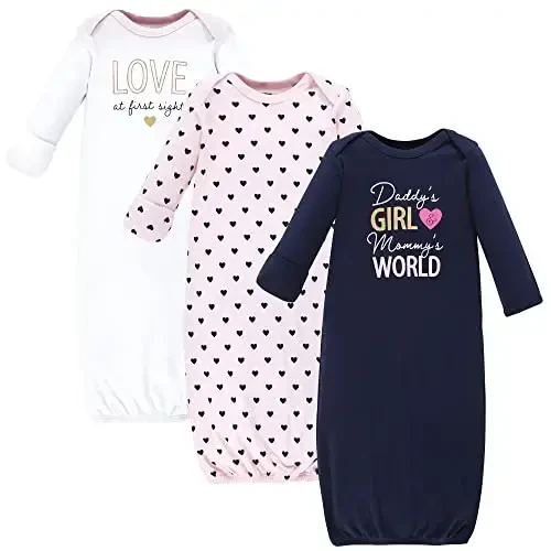 Hudson Baby Baby Cotton Gowns - 1