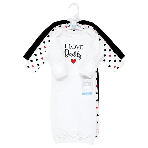 Hudson Baby Unisex Baby Cotton Gowns - 2