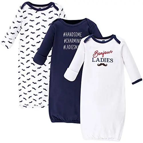 Hudson Baby Unisex Baby Cotton Gowns - 1