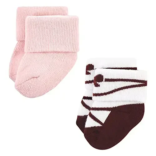 Hudson Baby baby-boys Cotton Rich Newborn and Terry Socks - 4