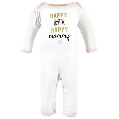 Hudson Baby Girls Unisex Paxta Kombinezonlar, Leopard Mamas Mini, 0-3 Oy, Leopard Mamas Mini, 0-3 Oy US - 4