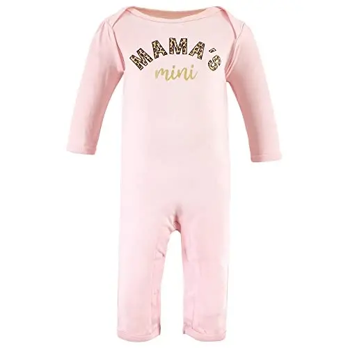 Hudson Baby Girls Unisex Paxta Kombinezonlar, Leopard Mamas Mini, 0-3 Oy, Leopard Mamas Mini, 0-3 Oy US - 8