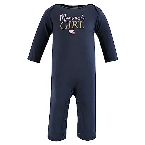 Hudson Baby baby-girls Cotton Coveralls - 4
