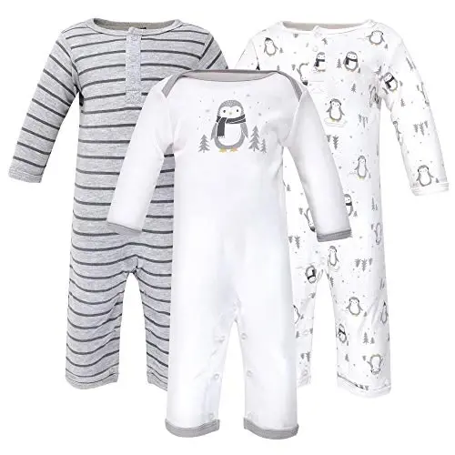 Hudson Baby baby-girls Cotton Coveralls - MODAZONE
