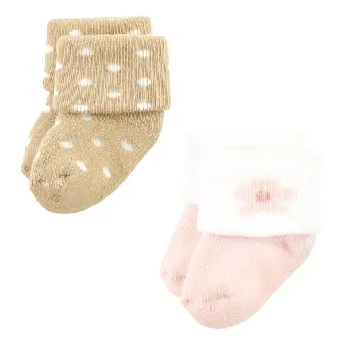 Hudson Baby Baby 8-pack Cotton Rich Newborn and Terry Socks - 3