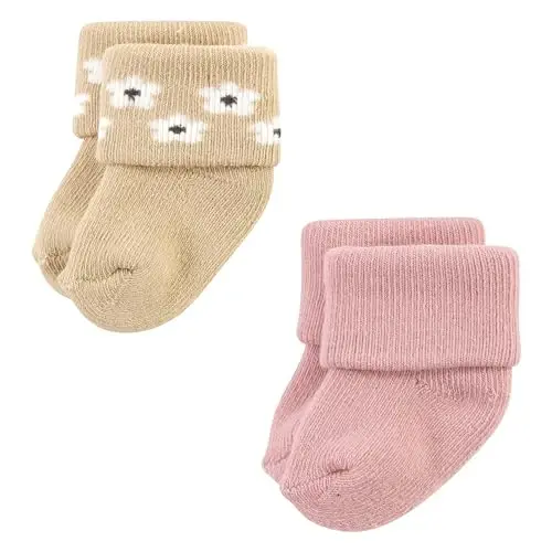 Hudson Baby Baby 8-pack Cotton Rich Newborn and Terry Socks - 6