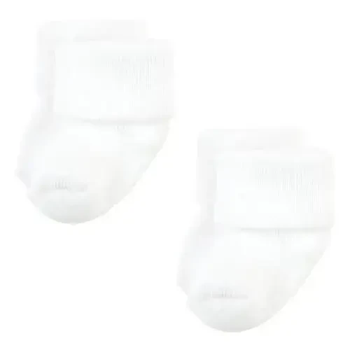 Hudson Baby Baby Girls' Cotton Rich Newborn and Terry Socks - 6