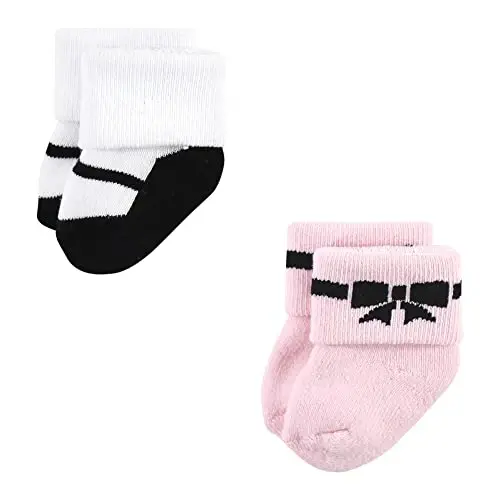 Hudson Baby Baby 8-pack Cotton Rich Newborn and Terry Socks - 5