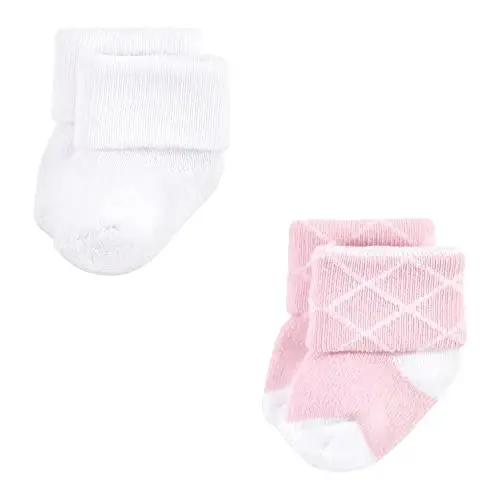 Hudson Baby Baby 8-pack Cotton Rich Newborn and Terry Socks - 6