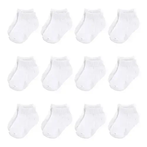 Hudson Baby Baby Girls' Cotton Rich Newborn and Terry Socks - BABYVISION INC.