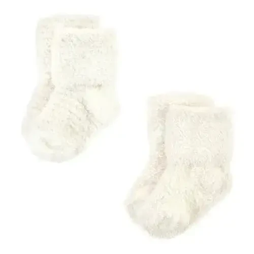 Hudson Baby Baby Girls' Cotton Rich Newborn and Terry Socks - 6
