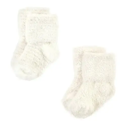 Hudson Baby Baby Girls' Cotton Rich Newborn and Terry Socks - 6