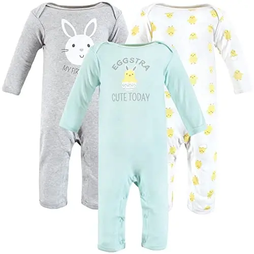 Hudson Baby baby-girls Cotton Coveralls 