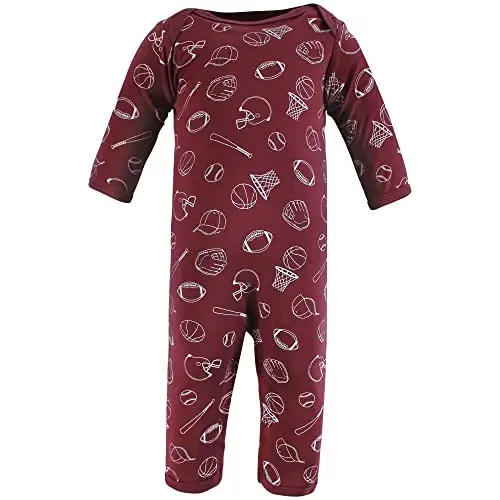 Hudson Baby baby-girls Cotton Coveralls - 4