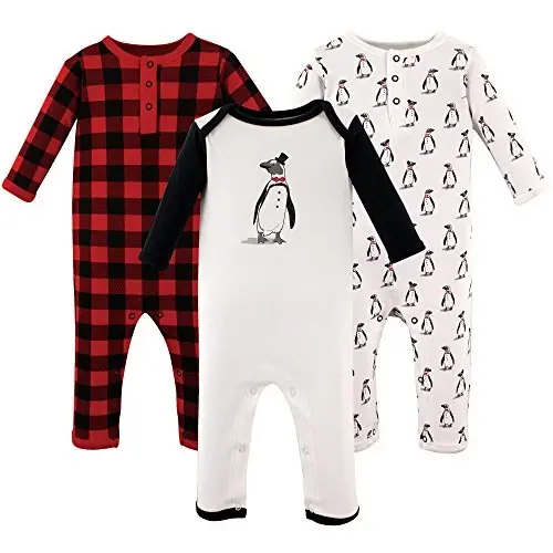 Hudson Baby baby-girls Cotton Coveralls 