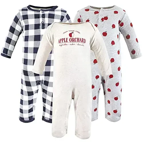 Hudson Baby baby-girls Cotton Coveralls - HUDSON BABY