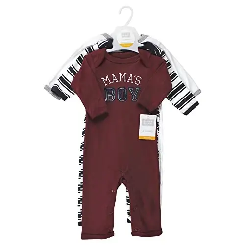Hudson Baby baby-girls Cotton Coveralls - 2
