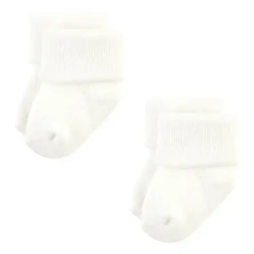 Hudson Baby Baby Girls' Cotton Rich Newborn and Terry Socks - 6