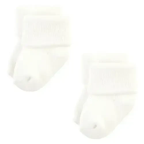 Hudson Baby Baby Girls' Cotton Rich Newborn and Terry Socks - 6