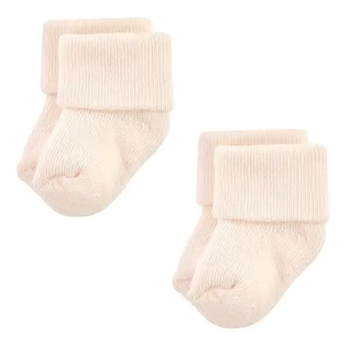 Hudson Baby Baby Girls' Cotton Rich Newborn and Terry Socks - 5