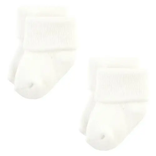 Hudson Baby Baby Girls' Cotton Rich Newborn and Terry Socks - 6