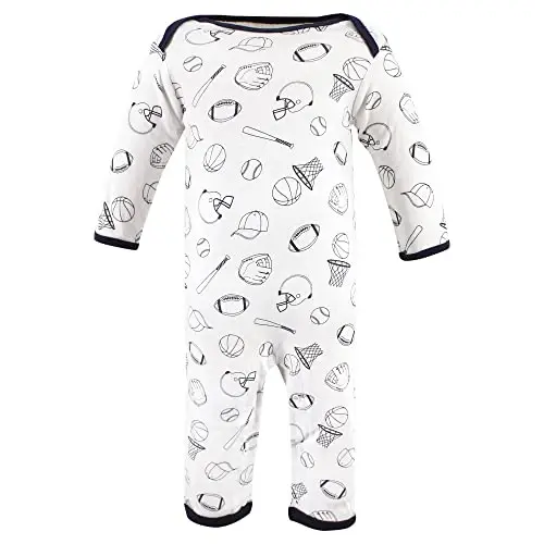 Hudson Baby Girls Unisex Cotton Coveralls, Love Mom, 12-18 Months, Love Mom, 12-18 Months US - 5