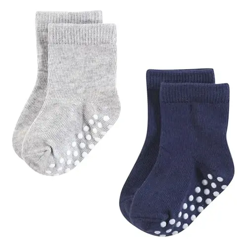 Hudson Baby Unisex Baby Cotton Rich Newborn and Terry Socks - 3