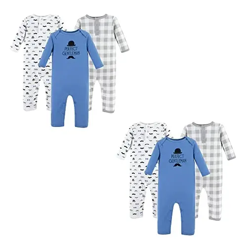 Hudson Baby üniseks çocuk pamuklu tulumlar - 1