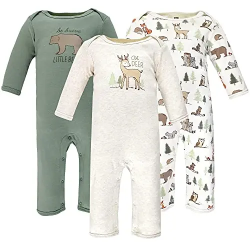 Hudson Baby üniseks çocuk pamuklu tulumları - 1