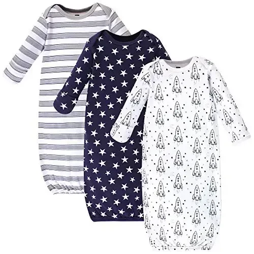 Hudson Baby unisex-baby Cotton Gowns - 1