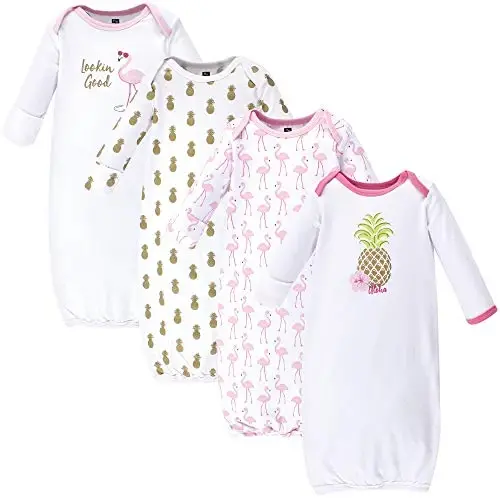Hudson Baby unisex-baby Cotton Gowns - HUDSON BABY