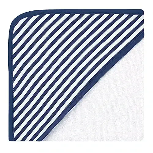 Hudson Baby Unisex Baby Cotton Rich Hooded Sochiqlar, Kulrang Akula, Bir Hajmi - MODAZONE (1)