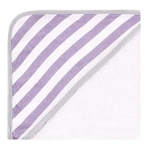 Hudson Baby Unisex Baby Cotton Rich Hooded Towels, Alphabet, One Size - HUDSON BABY (1)