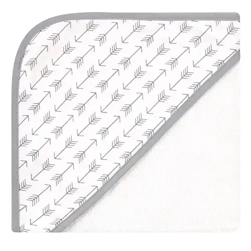 Hudson Baby Unisex Baby Cotton Rich Hooded Towels, Owl, One Size - 4