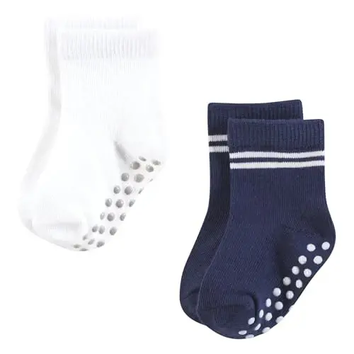 Hudson Baby Unisex Baby Cotton Rich Newborn and Terry Socks - 6