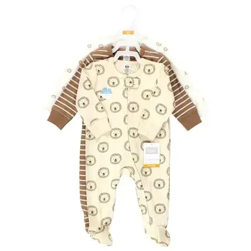Hudson Baby Unisex Baby Cotton Sleep and Play - BABYVISION INC. (1)