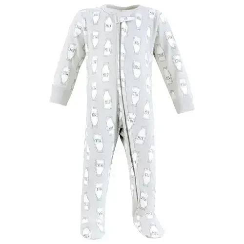 Hudson Baby Unisex Baby Cotton Sleep and Play - 5