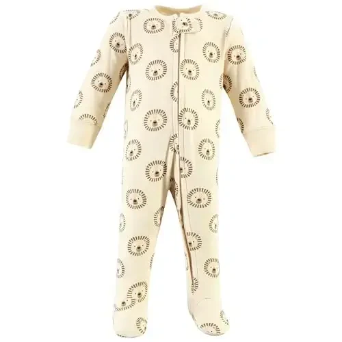 Hudson Baby Unisex Baby Cotton Sleep and Play - 3