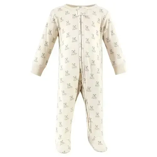 Hudson Baby Unisex Baby Cotton Sleep and Play - 5