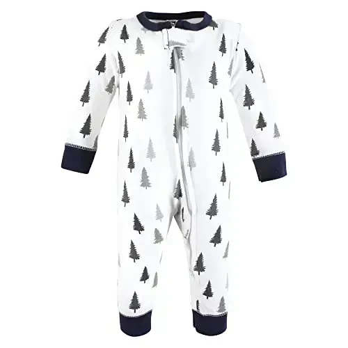 Hudson Baby Unisex Baby Cotton Sleep and Play - 5