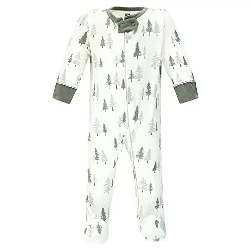 Hudson Baby Unisex Baby Cotton Sleep and Play - 4