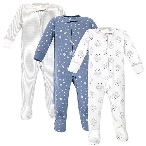 Hudson Baby Unisex Baby Cotton Sleep and Play - BABYVISION INC.